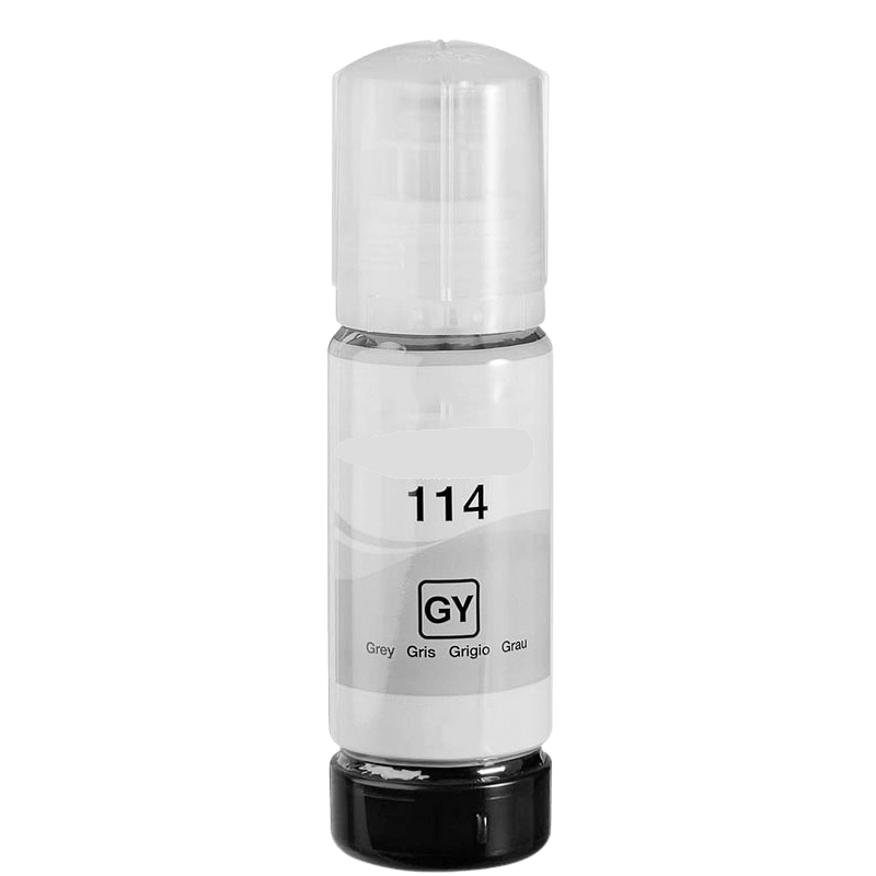 PixoJet Epson 114 C13T07B540 grå Blæk refill | Indhold: 70 ml.