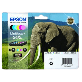 Epson Original 24 C13T24384011 XL CMYK rabatpakke
