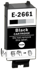PixoJet Epson 266 C13T26614010 sort blækpatron | Indhold: 9 ml.