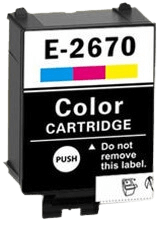 PixoJet Epson 267 C13T26704010 3 farver i én blækpatron | Indhold: 12 ml.