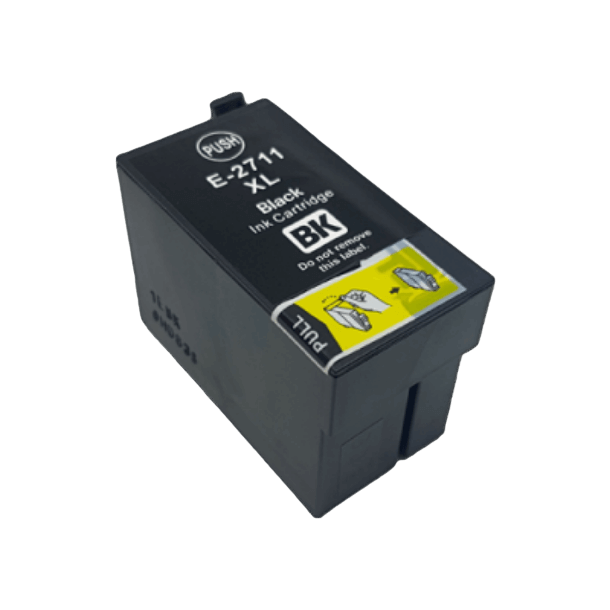 PixoJet Epson 27 C13T27114012 XL sort blækpatron | Indhold: 17,7 ml.