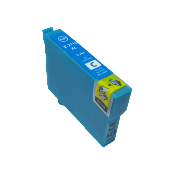 PixoJet Epson 27 C13T27124012 XL cyan blækpatron | Indhold: 10,4 ml.