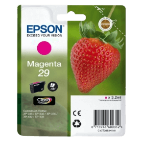 Epson Original 29 C13T29834012 magenta blækpatron | Indhold: 3,2 ml.
