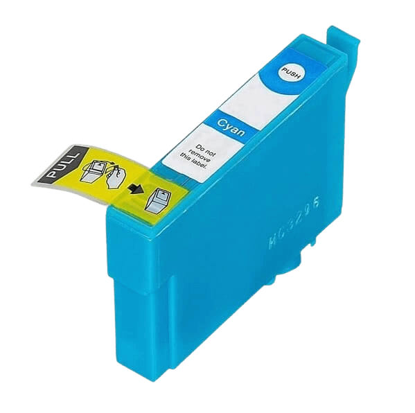 PixoJet Epson 34 C13T34724010 XL cyan blækpatron | Indhold: 13,5 ml.