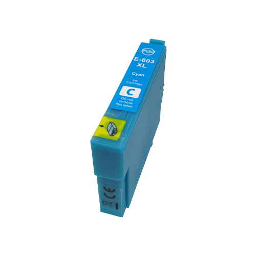 PixoJet Epson 603XL C13T03A24010 cyan blækpatron | Indhold: 10 ml.