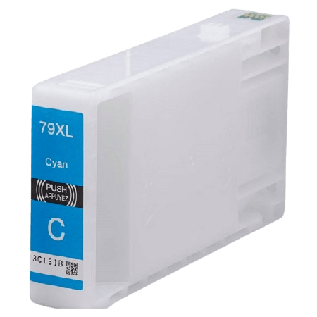 PixoJet Epson 79 C13T79024010 XL cyan blækpatron | Indhold: 32 ml.