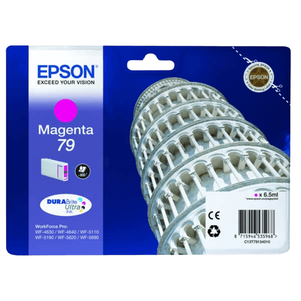 Epson Original 79 C13T79134010 magenta blækpatron | Indhold: 6,5 ml.
