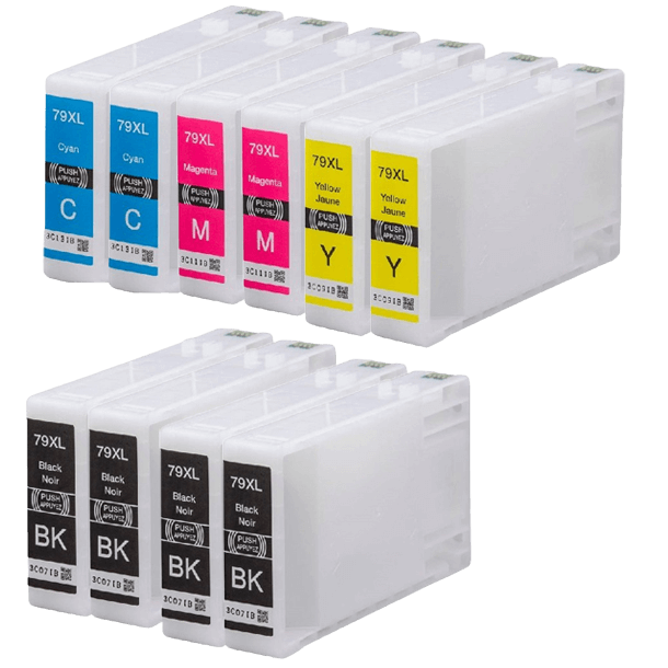 PixoJet Epson 79 XL rabatpakke - 10 stk.