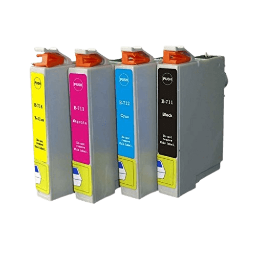 PixoJet Epson T0711 rabatpakke - 4 stk.