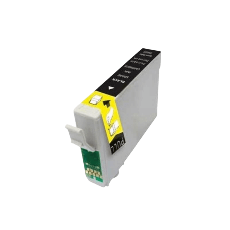 PixoJet Epson T0711 C13T07114011 sort blækpatron | Indhold: 12 ml.