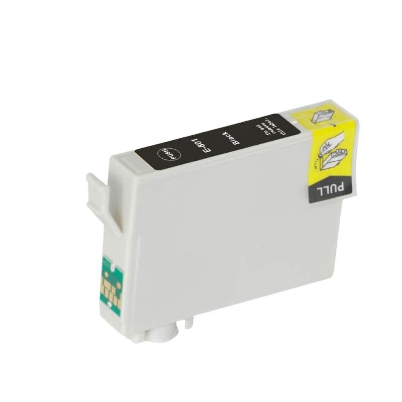 PixoJet Epson T0801 C13T08014011 sort blækpatron | Indhold: 13 ml.