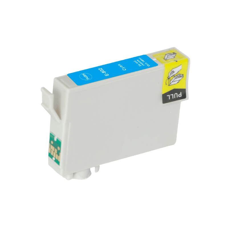 PixoJet Epson T0802 C13T08024011 cyan blækpatron | Indhold: 13 ml.