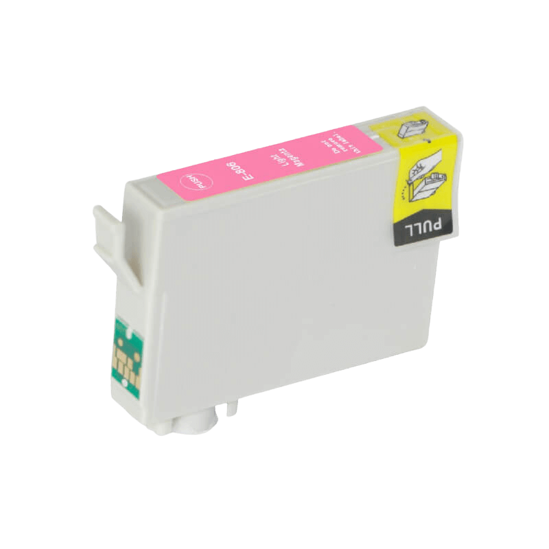 PixoJet Epson T0806 C13T08064011 lys magenta blækpatron | Indhold: 13 ml.