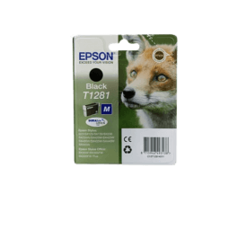 Epson Original T1281 C13T12814012 sort blækpatron | Indhold: 5,9 ml.