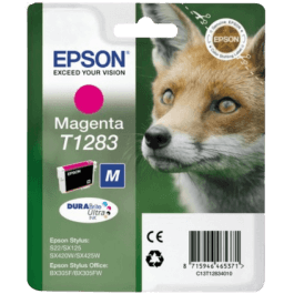 Epson Original T1283 C13T12834012 magenta blækpatron | Indhold: 3,5 ml.
