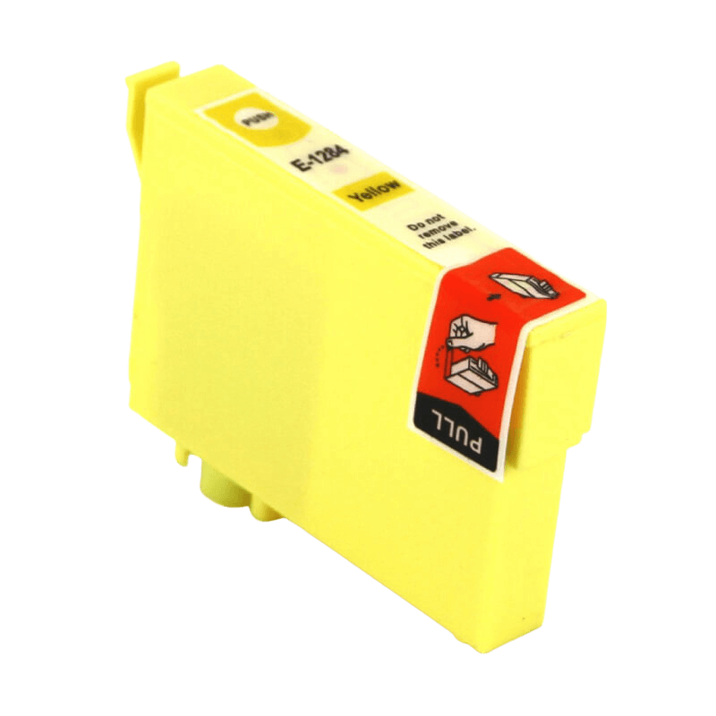PixoJet Epson T1284 C13T12844011 gul blækpatron | Indhold: 11 ml.