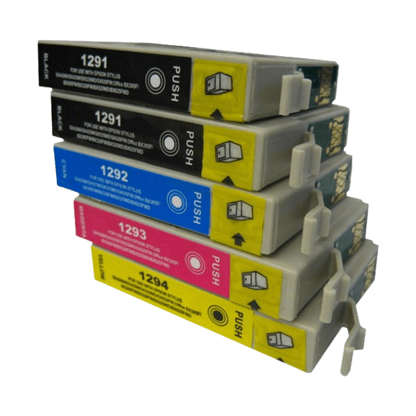 PixoJet Epson T1291 XL rabatpakke - 5 stk.