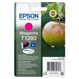 Epson Original T1293 C13T12934012 XL magenta blækpatron | Indhold: 7 ml.