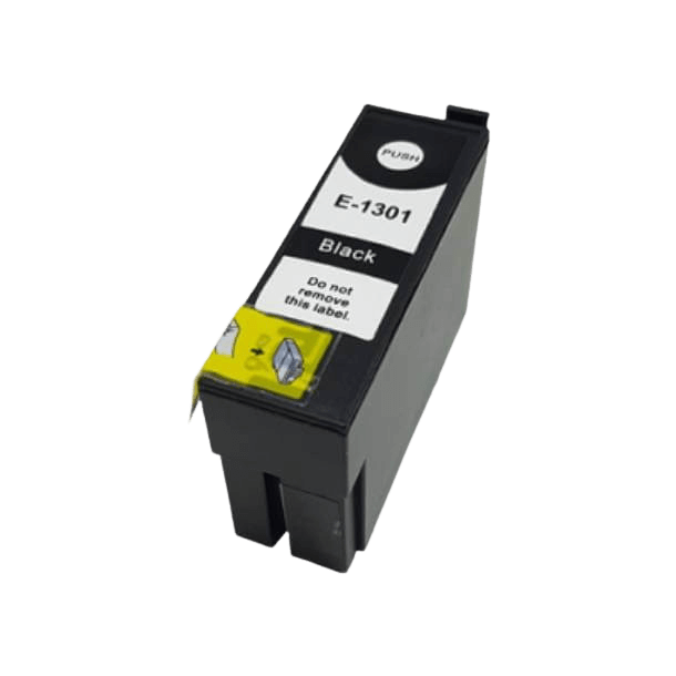 PixoJet Epson T1301 C13T13014010 XXL sort blækpatron | Indhold: 28 ml.