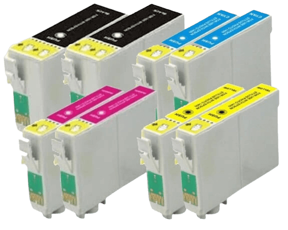 PixoJet Epson T1301 XXL rabatpakke - 8 stk.