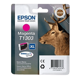 Epson Original T1303 C13T13034012 XXL magenta blækpatron | Indhold: 10,1 ml.