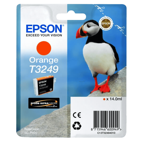 Epson Original T3249 C13T32494010 blækpatron | Indhold: 14 ml.