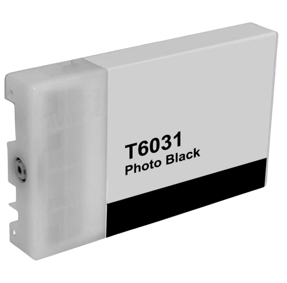 PixoJet Epson T6031 C13T603100 XL foto sort blækpatron | Indhold: 220 ml.
