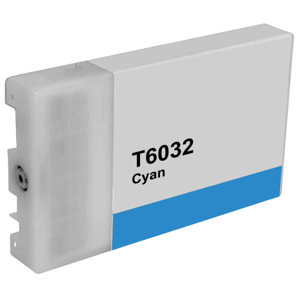 PixoJet Epson T6032 C13T603200 XL cyan blækpatron | Indhold: 220 ml.