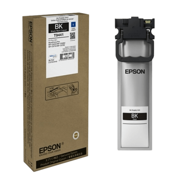 Epson Original T9441 C13T944140 sort blækpatron | Indhold: 3000 sider