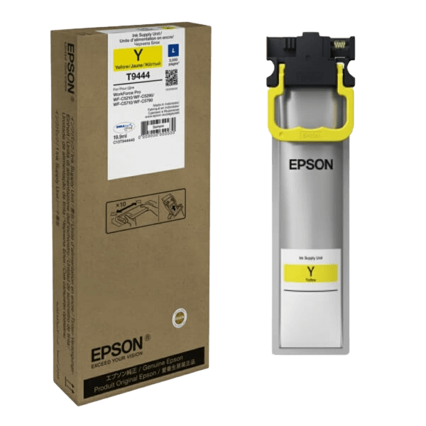 Epson Original T9444 C13T944440 gul blækpatron | Indhold: 3000 sider