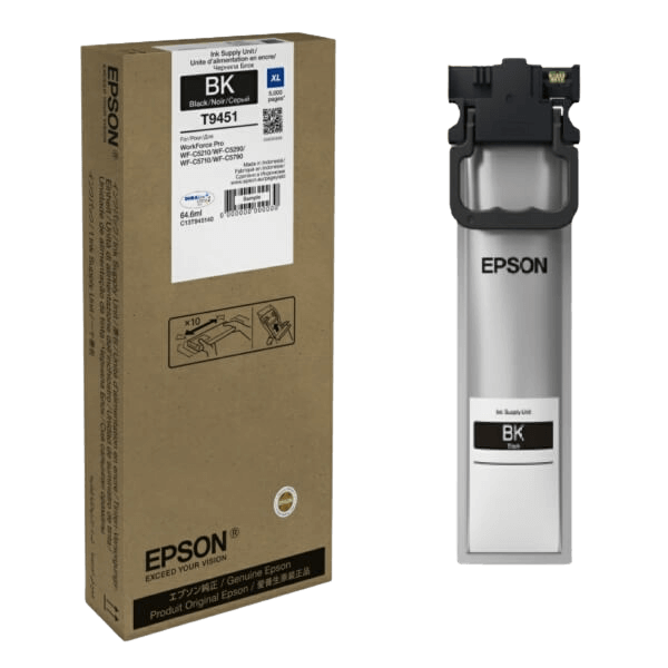 Epson Original T9451 C13T945140 XL sort blækpatron | Indhold: 5000 sider
