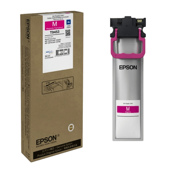 Epson Original T9453 C13T945340 XL magenta blækpatron | Indhold: 5000 sider
