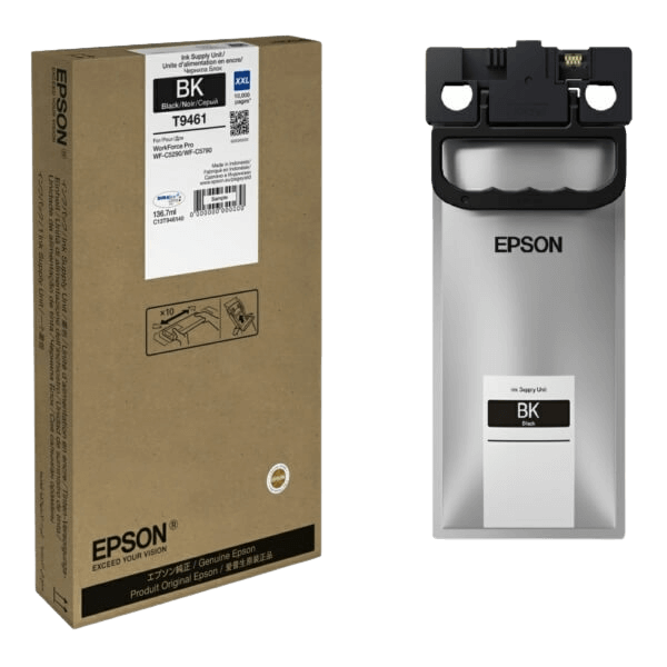 Epson Original T9461 C13T946140 XXL sort blækpatron | Indhold: 10000 sider