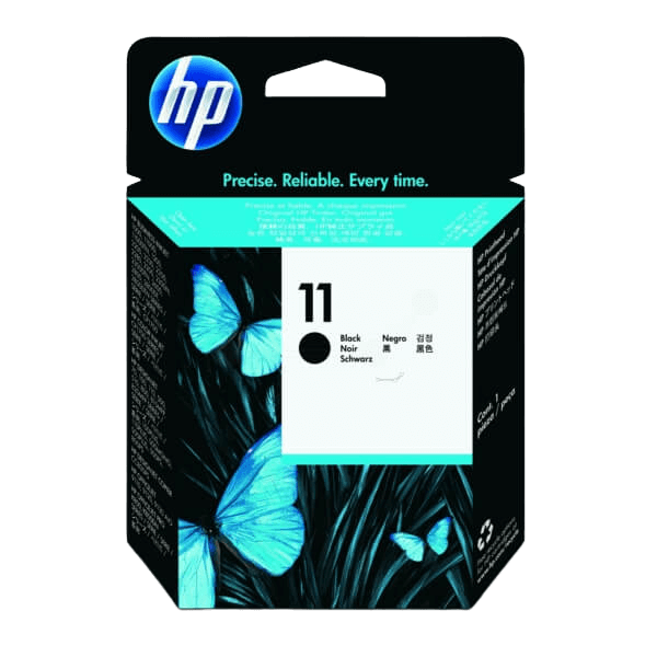 HP Original 11 C4810A sort blækpatron | Indhold: 8 ml.