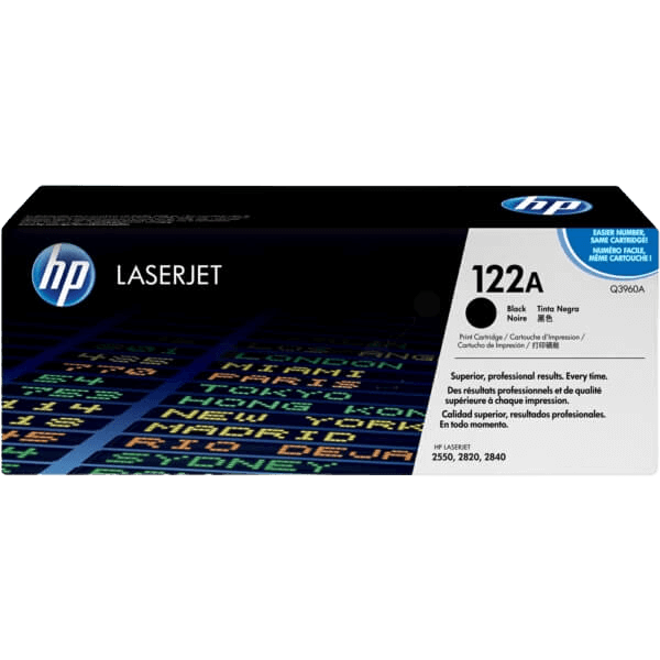 HP Original 122A Q3960A sort toner | Indhold: 5000 sider