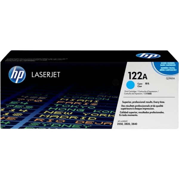HP Original 122A Q3961A cyan toner | Indhold: 4000 sider