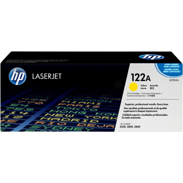 HP Original 122A Q3962A gul toner | Indhold: 4000 sider