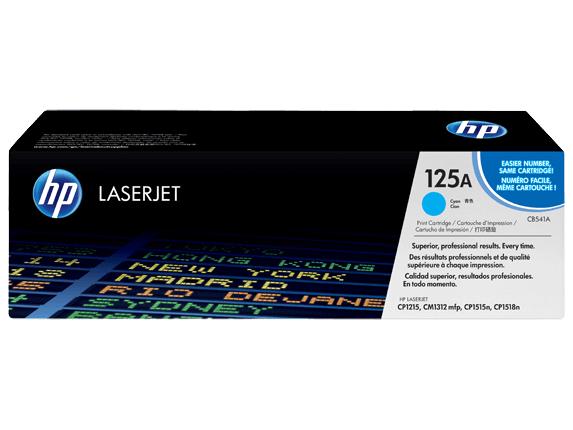 HP Original 125A CB541A cyan toner | Indhold: 1400 sider