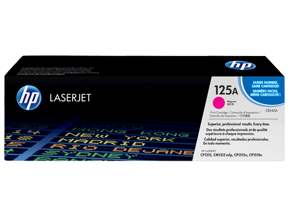 HP Original 125A CB543A magenta toner | Indhold: 1400 sider