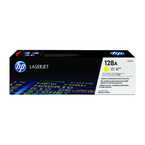 HP Original 128A CE322A gul toner | Indhold: 1300 sider
