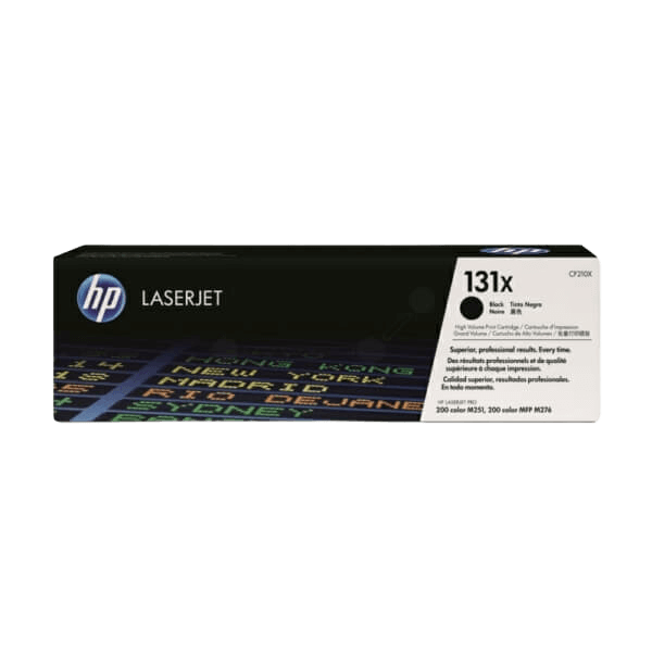 HP Original 131X CF210X XL sort toner | Indhold: 2400 sider