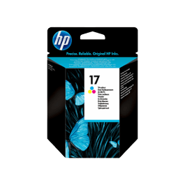 HP Original 17 C6625AE 3 farver i én blækpatron | Indhold: 430 sider