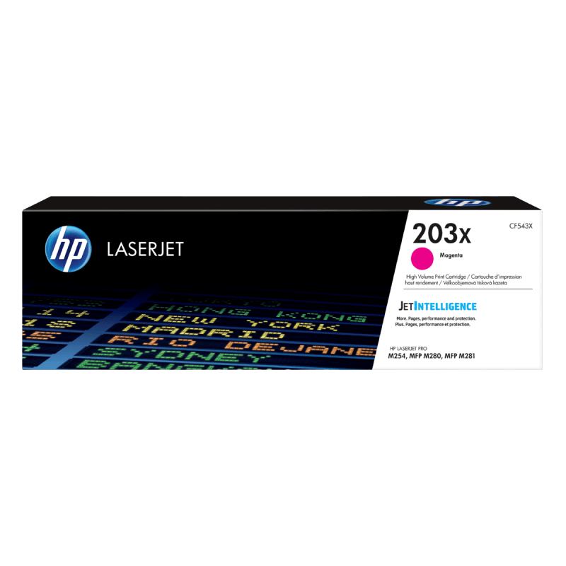 HP Original 203X CF543X XL magenta toner | Indhold: 2500 sider