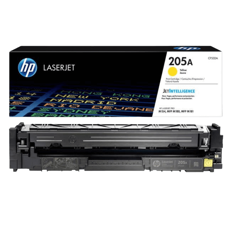 HP Original 205A CF532A gul toner | Indhold: 900 sider