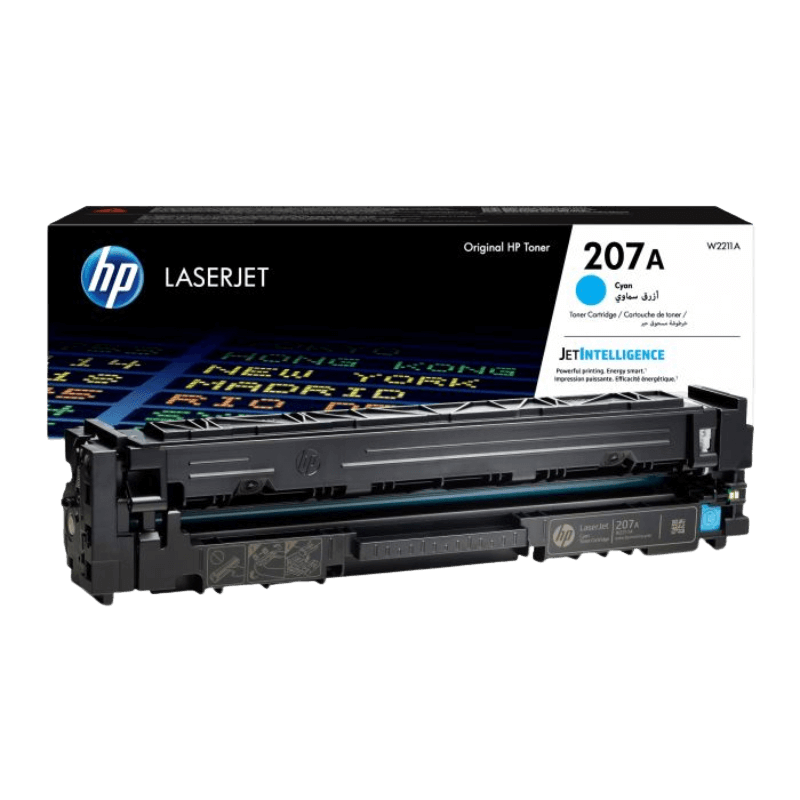 HP Original 207A W2211A cyan toner | Indhold: 1250 sider