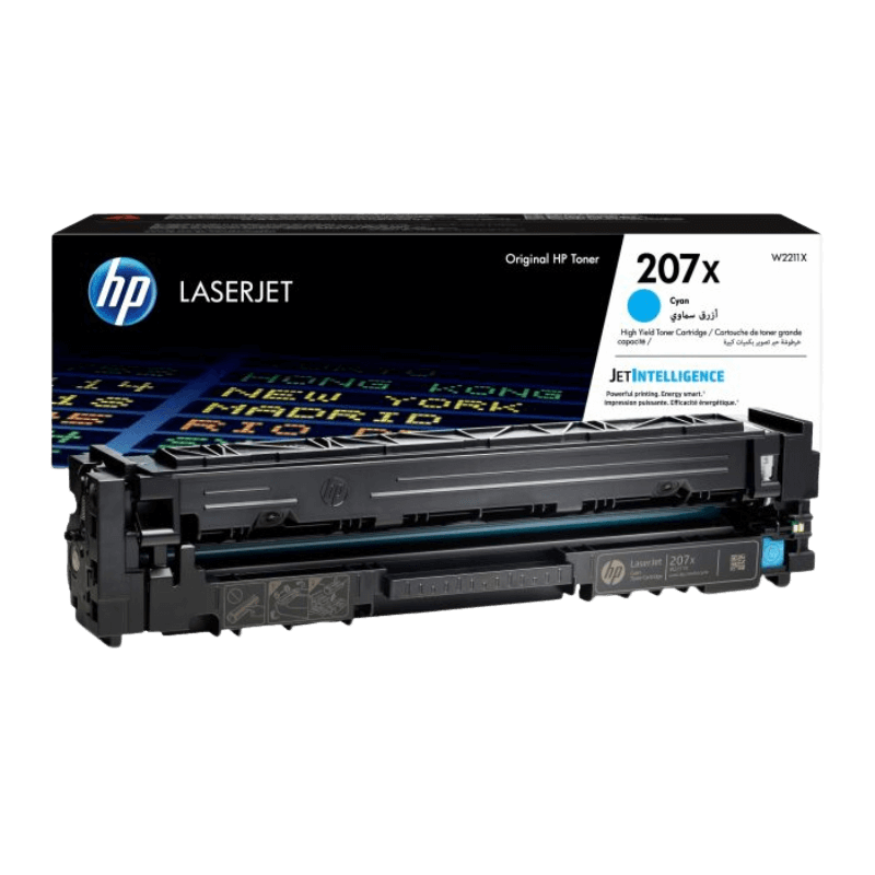 HP Original 207X W2211X XL cyan toner | Indhold: 2450 sider
