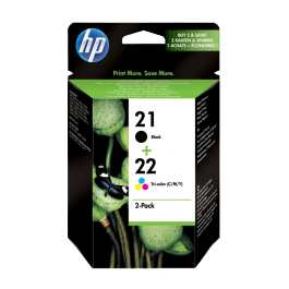 HP Original 21 + 22 SD367AE CMYK rabatpakke