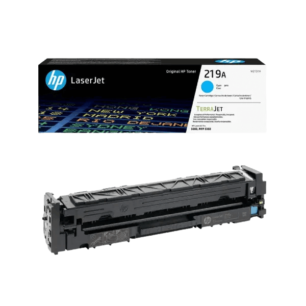 HP Original 219A W2191A cyan toner | Indhold: 1200 sider