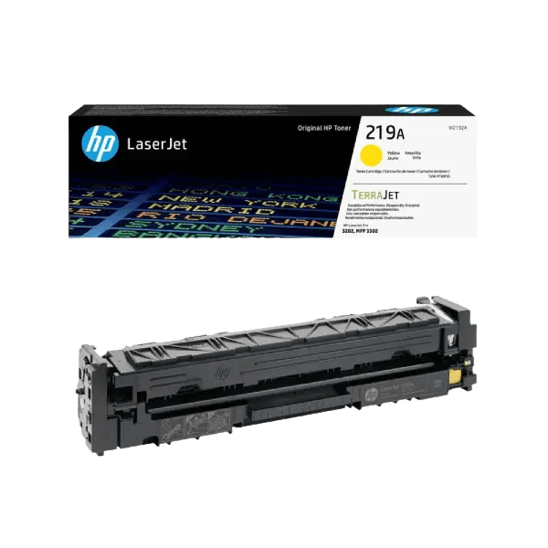 HP Original 219A W2192A gul toner | Indhold: 1200 sider