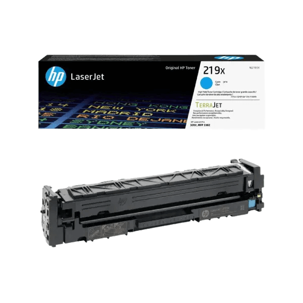 HP Original 219X W2191X XL cyan toner | Indhold: 2500 sider